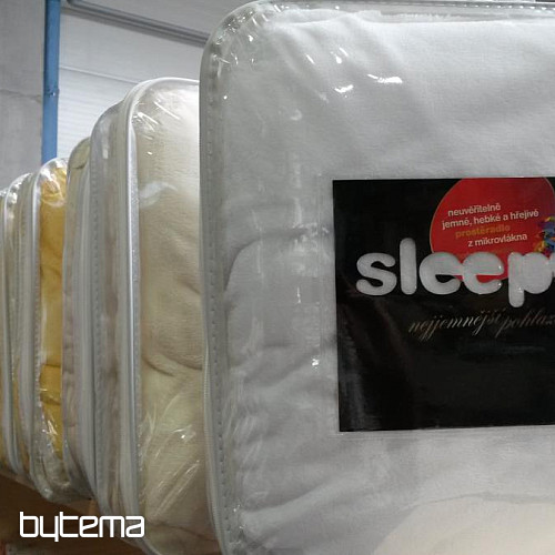 Sábana microfranela SLEEP WELL blanco