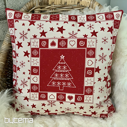 Revestimiento decorativo navideño ÁRBOL DE NAVIDAD I ROJO