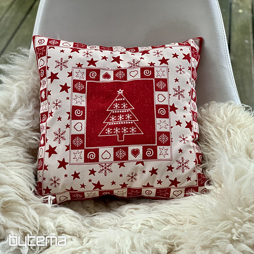 Revestimiento decorativo navideño ÁRBOL DE NAVIDAD I ROJO