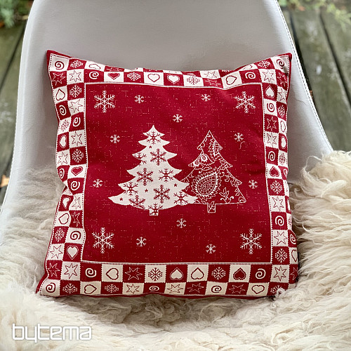 Revestimiento decorativo navideño CHRISTMAS TREE II ROJO