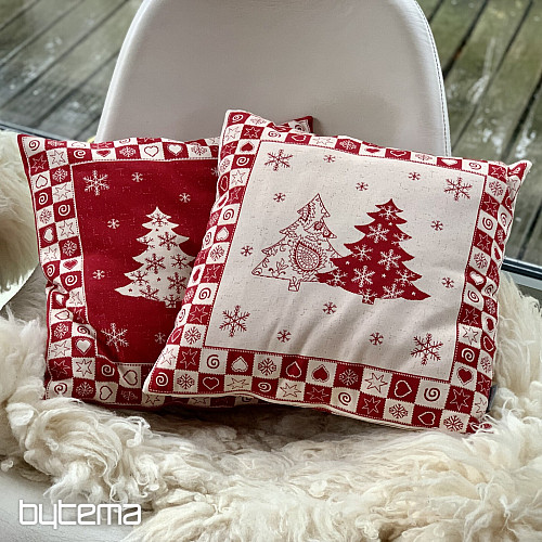 Revestimiento decorativo navideño CHRISTMAS TREE II ROJO