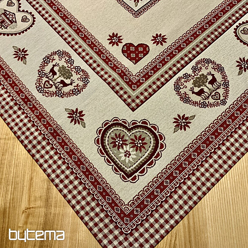 Mantel y chal tapiz ALPES DEL TIROL
