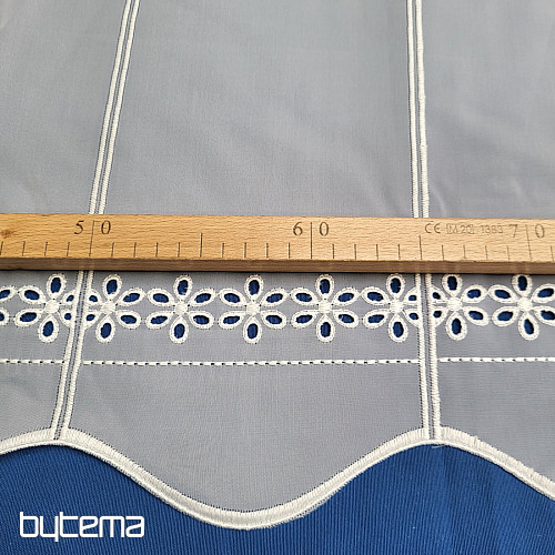 Cortina de vidrieras GERSTER 11539/0001 blanco