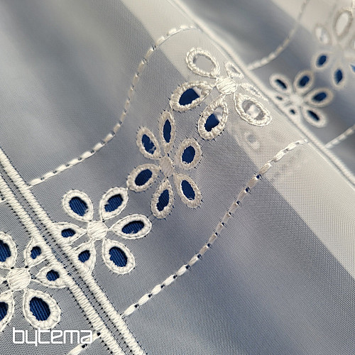 Cortina de vidrieras GERSTER 11539/0001 blanco