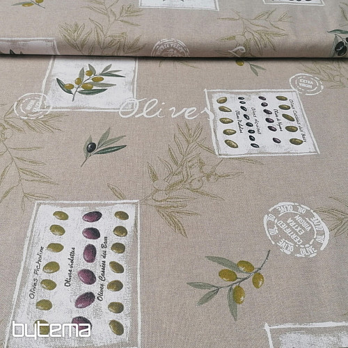 Tela decorativa OLIVA FRANCESA