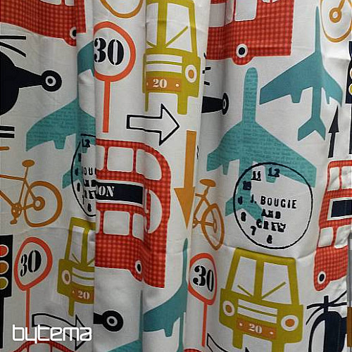 Tela decorativa infantil TRANSPORTE, TRAFFIC