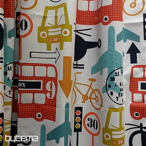 Tela decorativa infantil TRANSPORTE, TRAFFIC