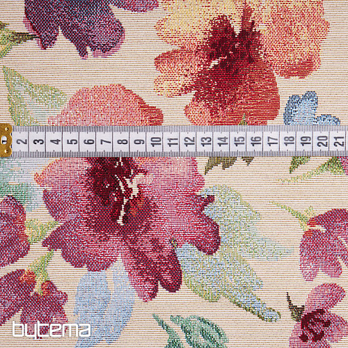Tela de tapiz FLORES PASTEL