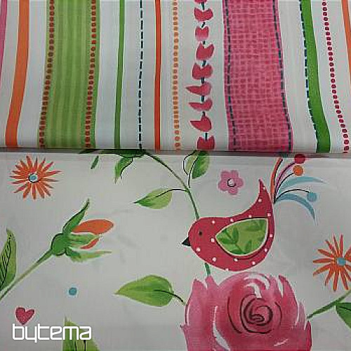 Tela decorativa RAYA rosa