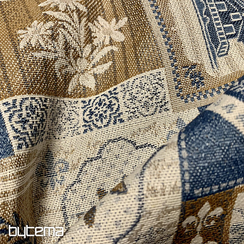 Mantel individual PATCHWORK CORAZÓN azul