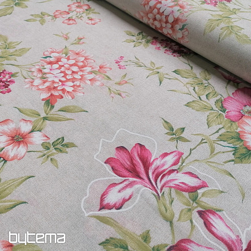 Tela decorativa FUCHSIE beige