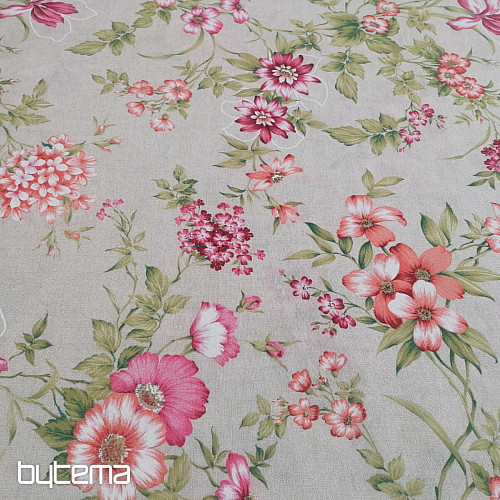 Tela decorativa FUCHSIE beige