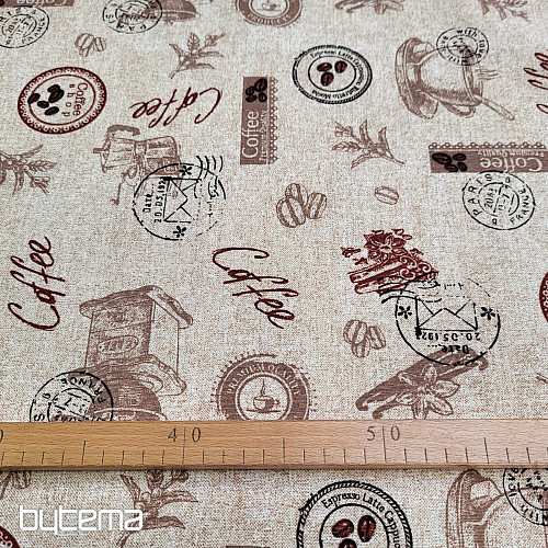 Tela decorativa CAFÉ MARÓN