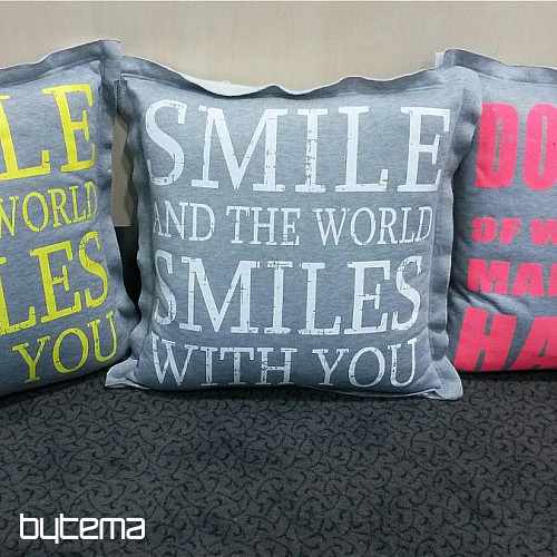 Funda de almohada SONRISA rosa