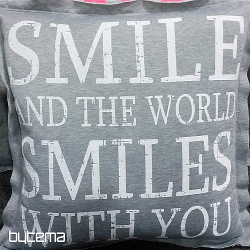 Funda de almohada SONRISA rosa