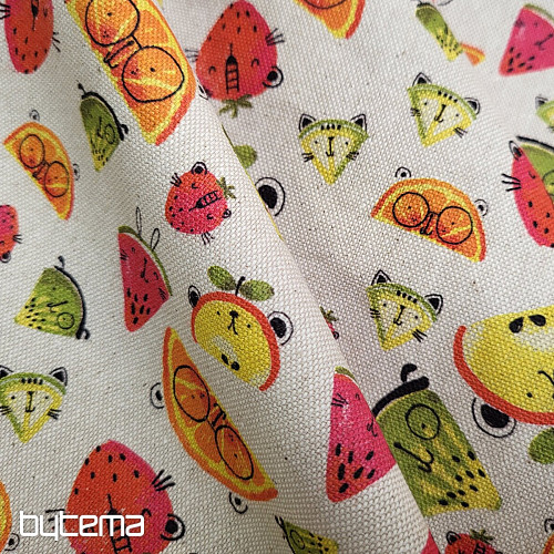Tela decorativa FRUTA impresión digital