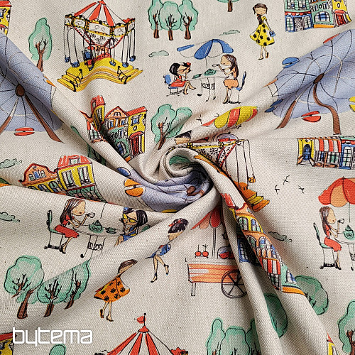 Tela decorativa VERANO estampado digital