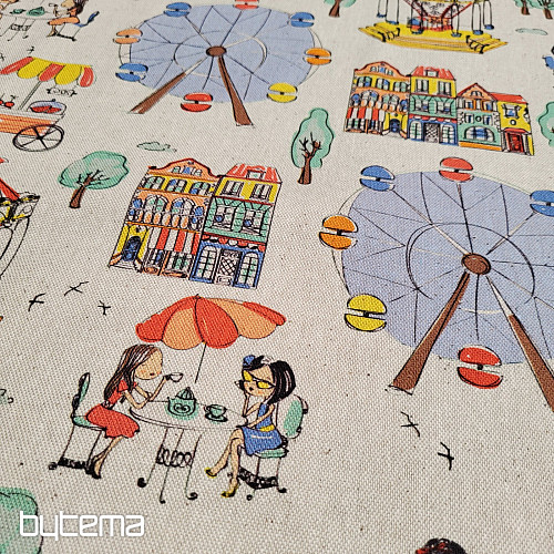 Tela decorativa VERANO estampado digital