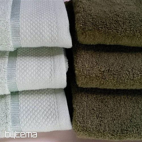 Toalla y toalla de baño MIKRO verde claro