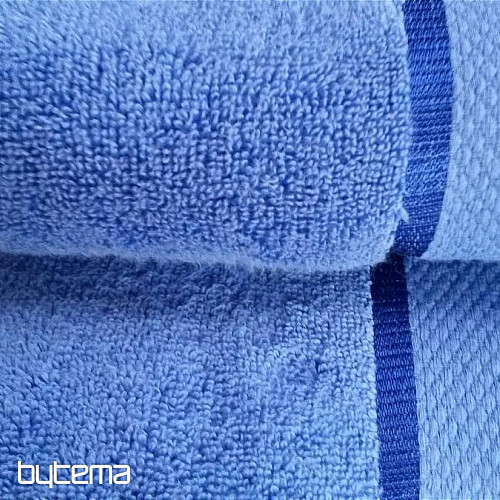 Toalla y toalla de baño MIKRO azul