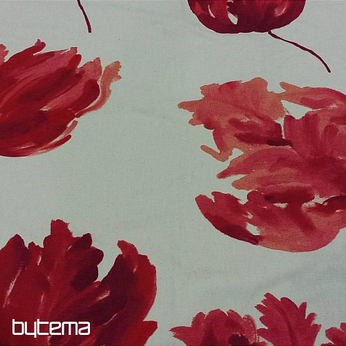 Tela decorativa IZALINE rojo