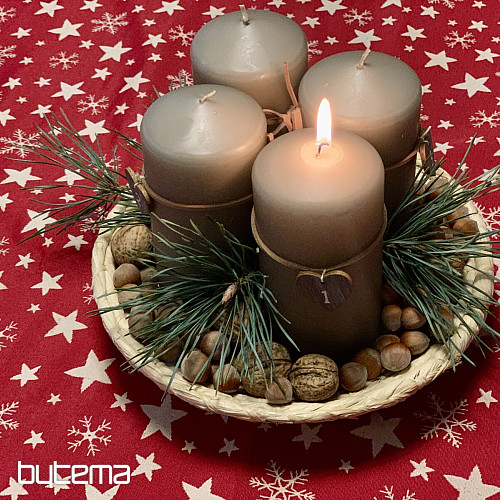 Manteles tapizados, pañuelos ARBOL DE NAVIDAD II