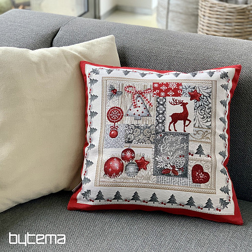 Funda de almohada de tapiz navideño FELIZ NAVIDAD