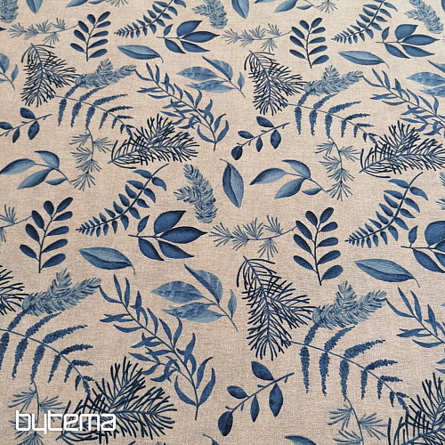 Tela decorativa HELECHO AZUL