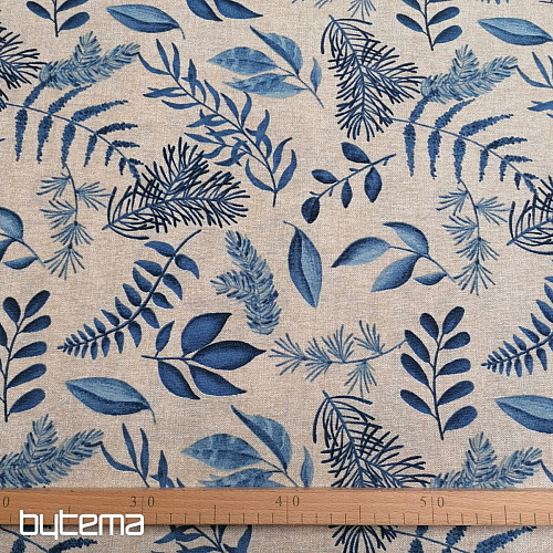 Tela decorativa HELECHO AZUL