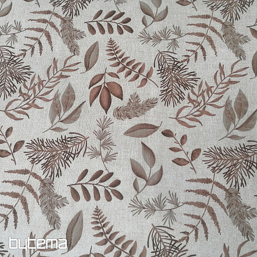 Tela decorativa MARRÓN HELECHO