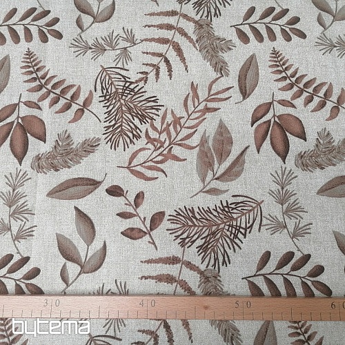 Tela decorativa MARRÓN HELECHO