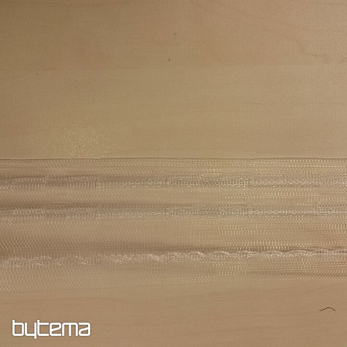 Cinta de cortina acampanada 8 cm, 1:1,5