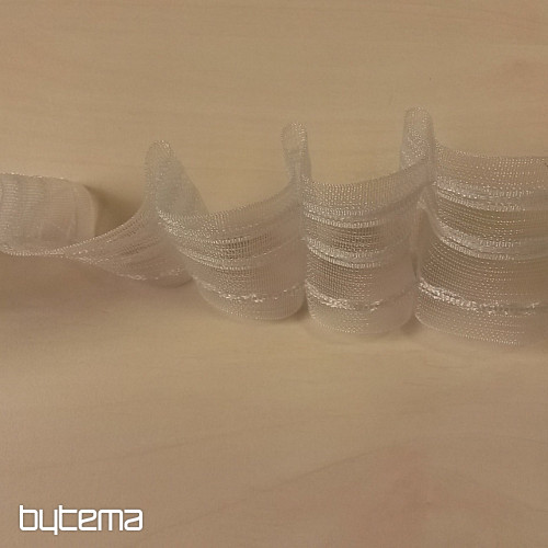 Cinta de cortina acampanada 8 cm, 1:1,5