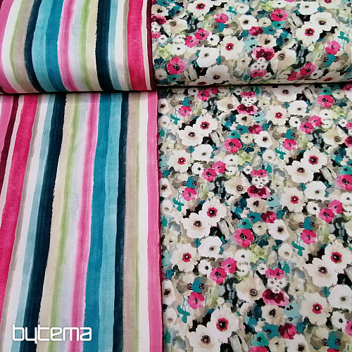 Tela decorativa MONET flores