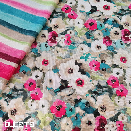 Tela decorativa MONET flores