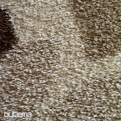 Alfombra pieza SHAGGY EXTRA hojas beige