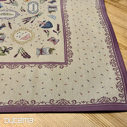 Mantel tapiz 100 x 100 Lavanda sueño