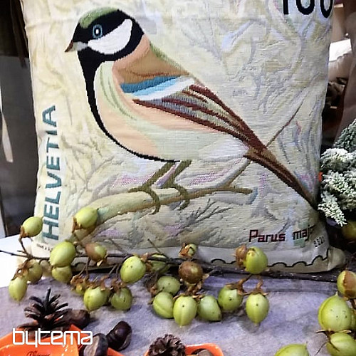 Funda de almohada decorativa POST STAMP PÁJAROS