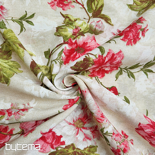Tela decorativa HORDENZIE LEONE beige