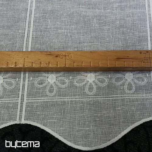 vidriera cortina flores 11383 crema