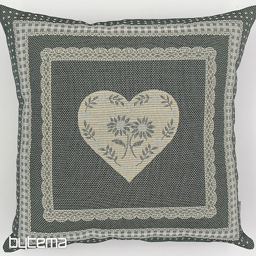 Funda de cojín tapiz SELSKÁ JIZBA gris