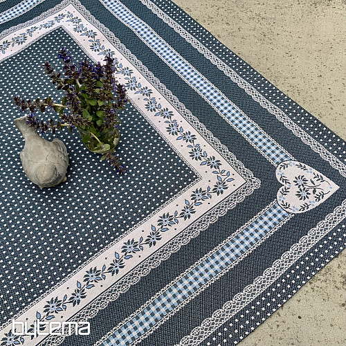 Mantel tapiz y mantón SELSKÁ JIZBA azul