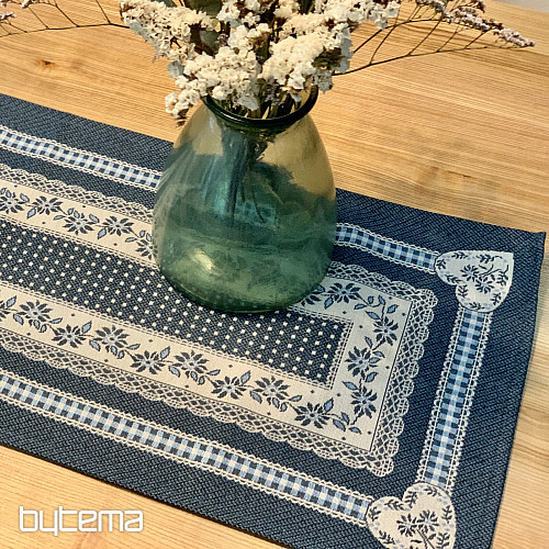 Mantel tapiz y mantón SELSKÁ JIZBA azul