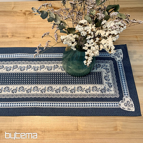Mantel tapiz y mantón SELSKÁ JIZBA azul