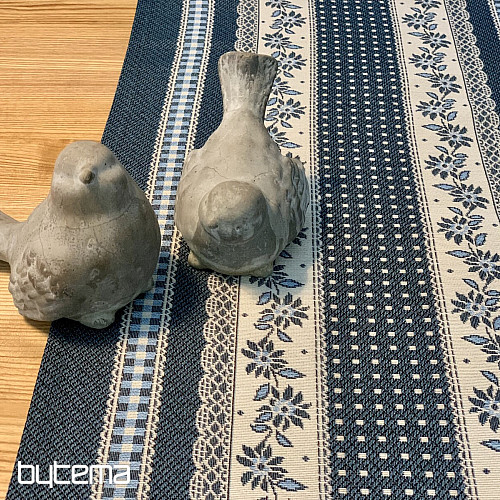 Mantel tapiz y mantón SELSKÁ JIZBA azul