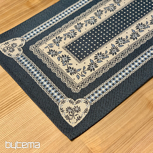 Mantel tapiz y mantón SELSKÁ JIZBA azul