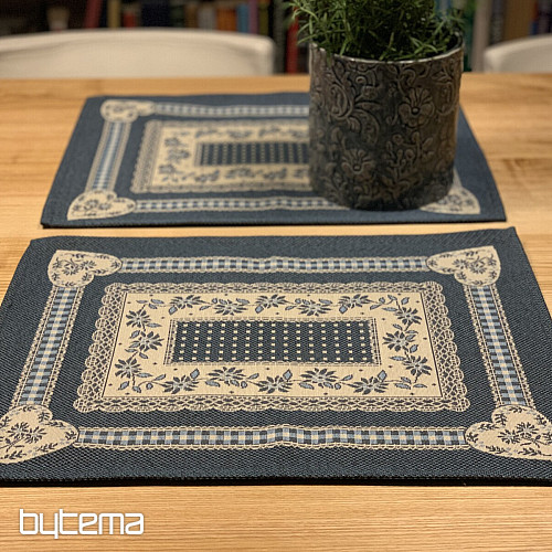 Mantel tapiz y mantón SELSKÁ JIZBA azul