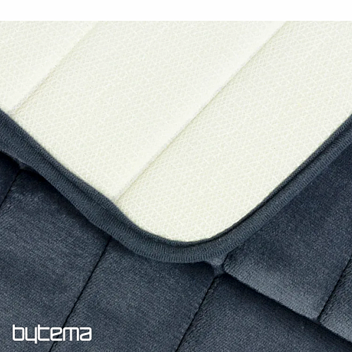 Alfombra de baño 667 gris oscuro