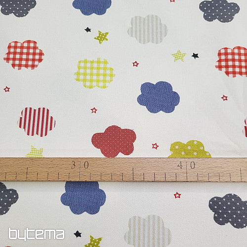 Tela decorativa infantil NUBES