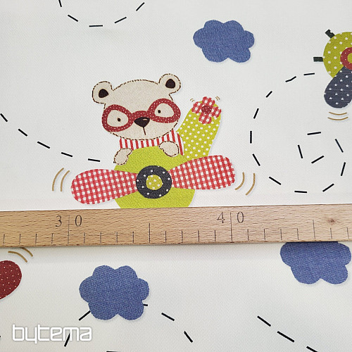 Tela decorativa infantil BEAR FLYER